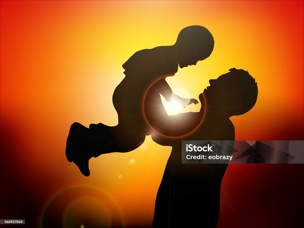 Family Silhouettes Stock Illustration - Download Image Now - 2015 ...