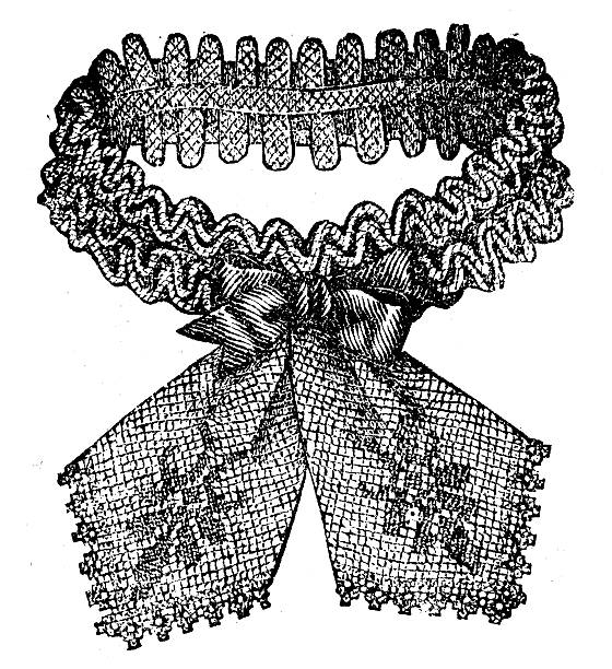 Fashion clothes and hairstyle models from the 1800s