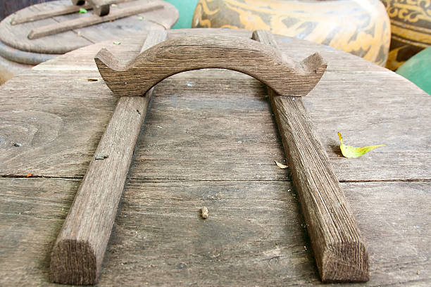 Wooden cover for big earthen jar
