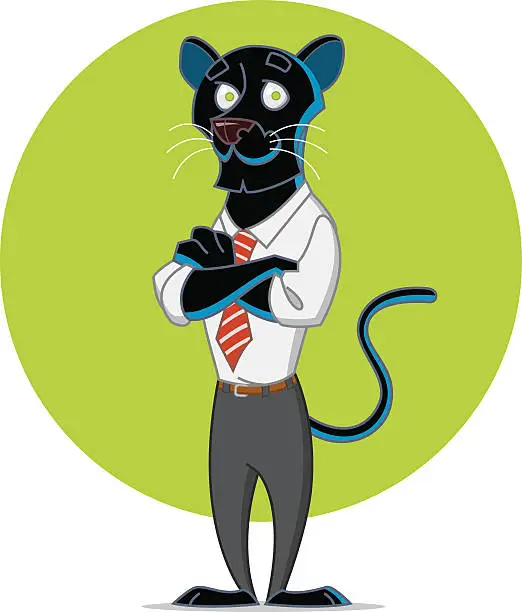 Vector illustration of Office Panther