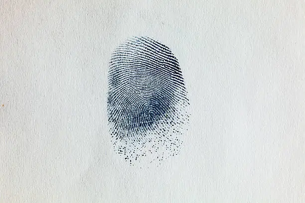 Photo of Ink Fingerprint on paper 03