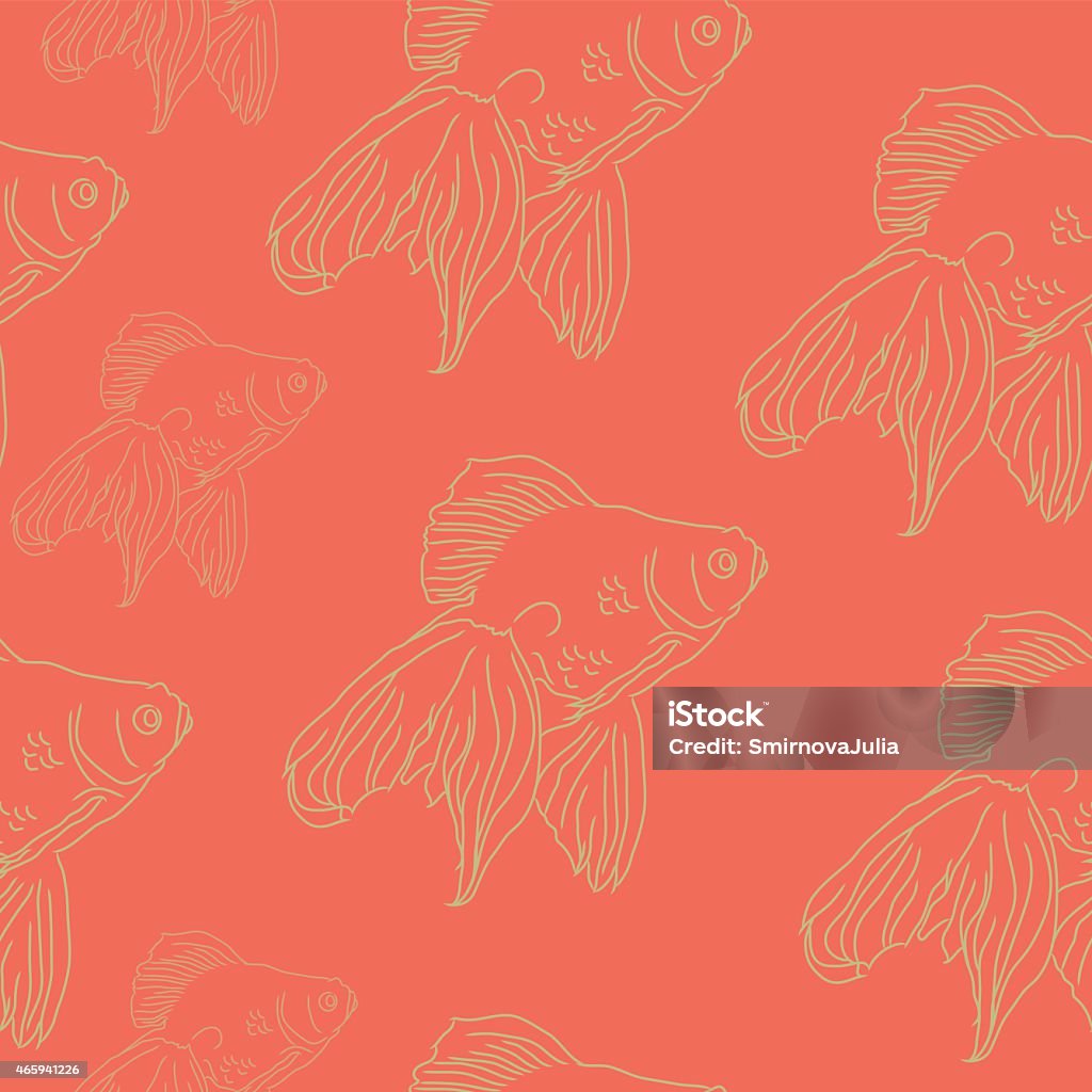 Goldfish Patterns Goldfish Pattern Stock Illustration - Download Image Now - Goldfish ...