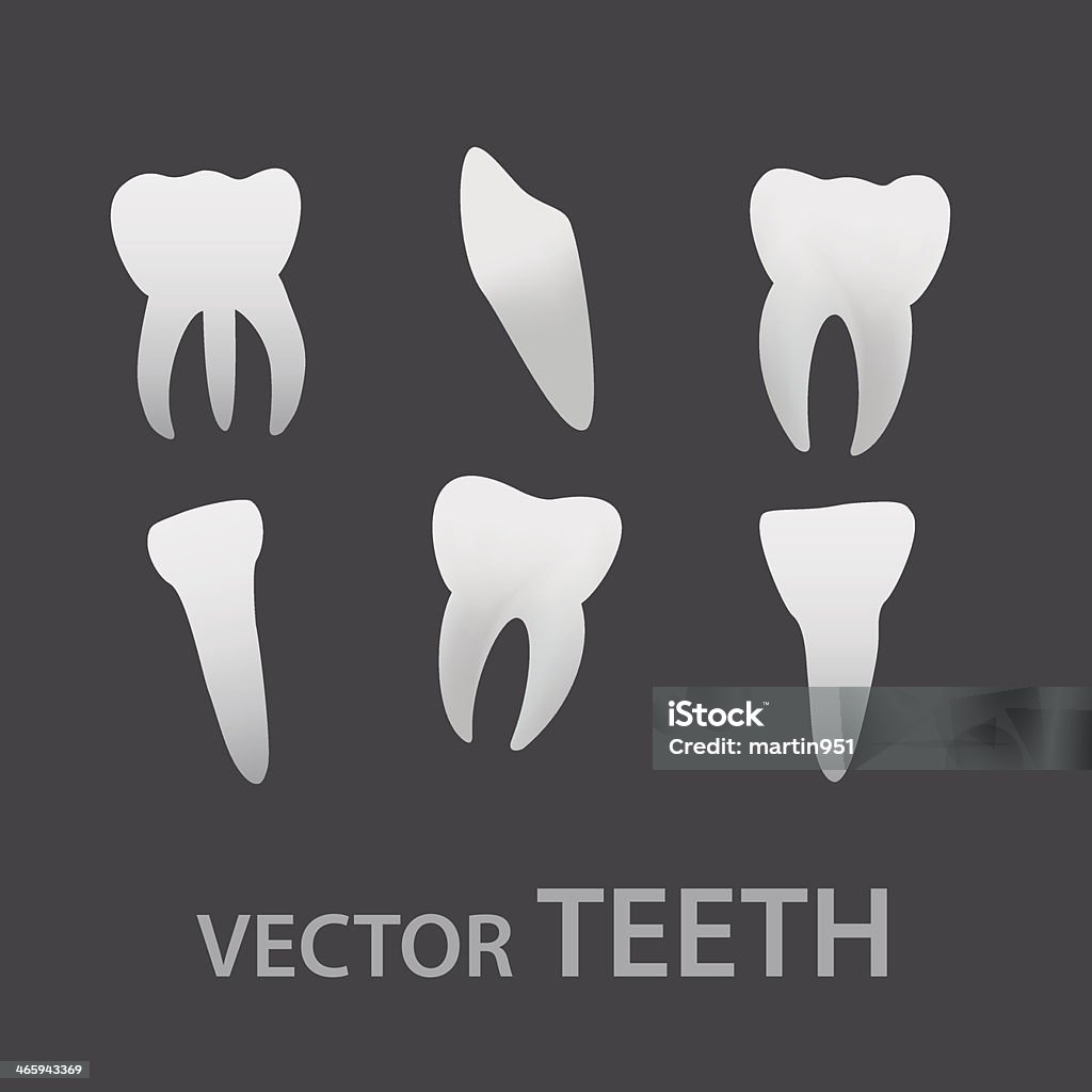 Teeth Vector Simple Vector Teeth Stock Illustration - Download Image Now - Biting ...