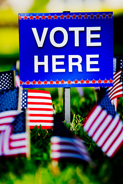 istock Election and Vote Yard sign 465943988