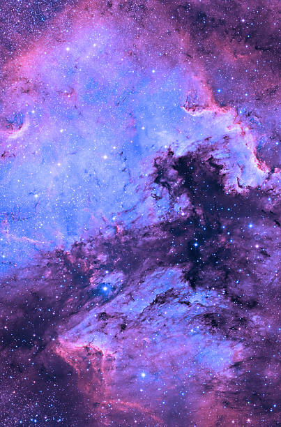 istock A beautiful pink and purple space nebula 465946147
