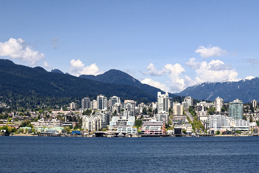 El norte de Vancouver Lonsdale horizonte photo