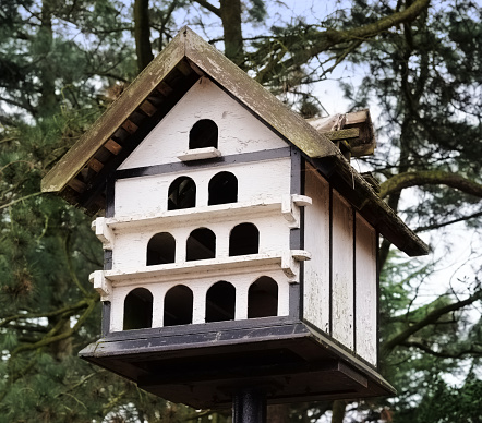 a dovecote pidgeon house / loft on the roof of a stately home