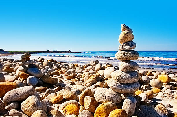 istock Stones Pebble Beach Monterey - Cairns 465950938