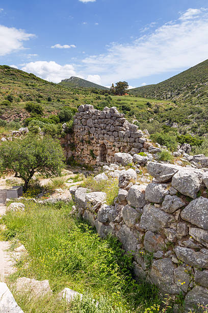 istock Ancient fortification and gate in Mycenae, Peloponnese, Greece 465951082