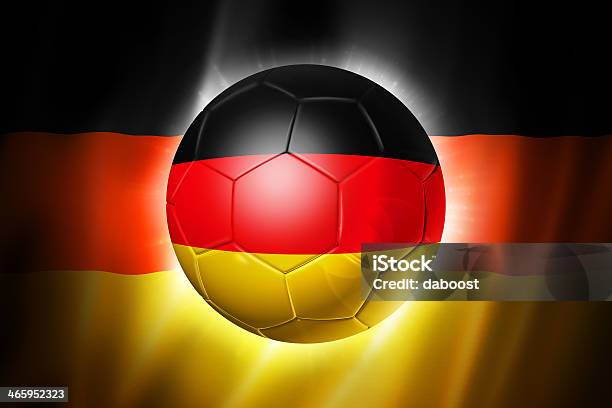 Soccer Football Ball With Germany Flag Stock Photo - Download Image Now - Germany, Soccer, Soccer Ball