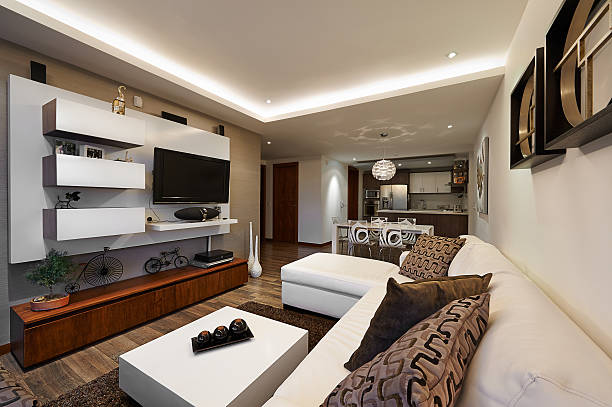 istock Interior design series: Modern living room 465953685