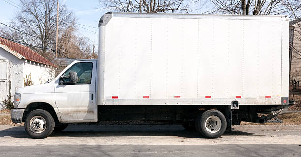 istock Parked Delivery Truck 465960060