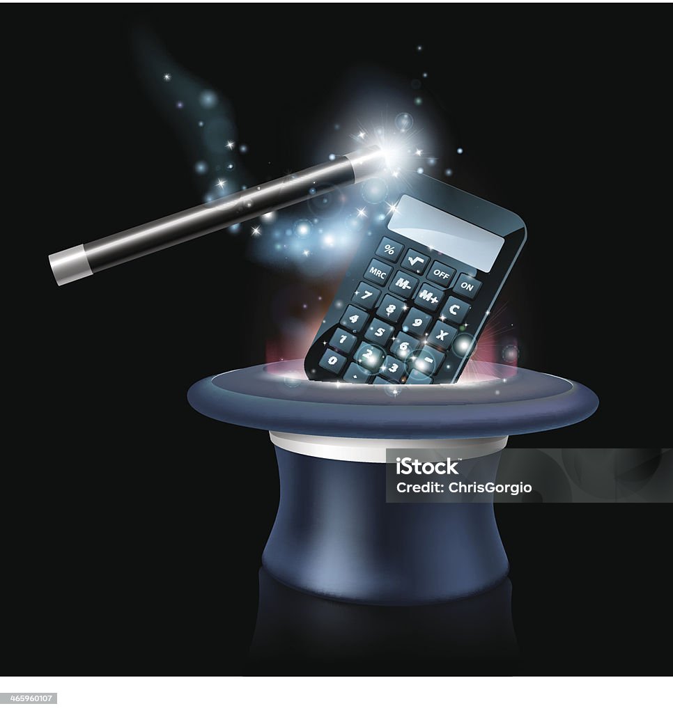 Summoning Magic Math Magic Math Concept Stock Illustration - Download Image Now - Wizard ...