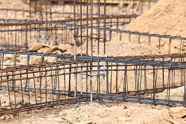 istock foundation steel for house building 465960693