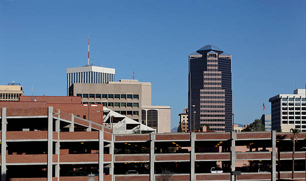 istock Car Parking in Tucson Downtown, AZ 465965752