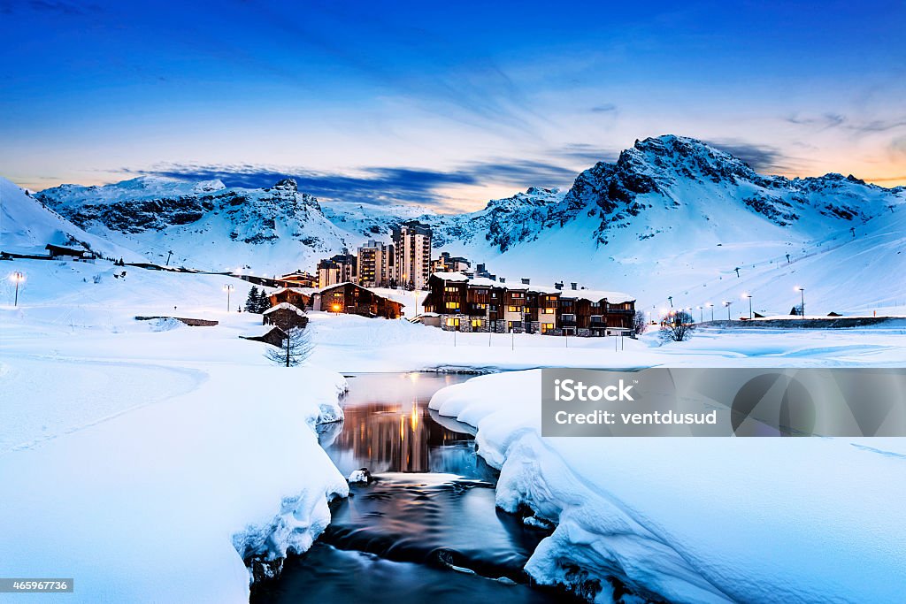 Tignes, Alpes, France - Photo de Ski libre de droits