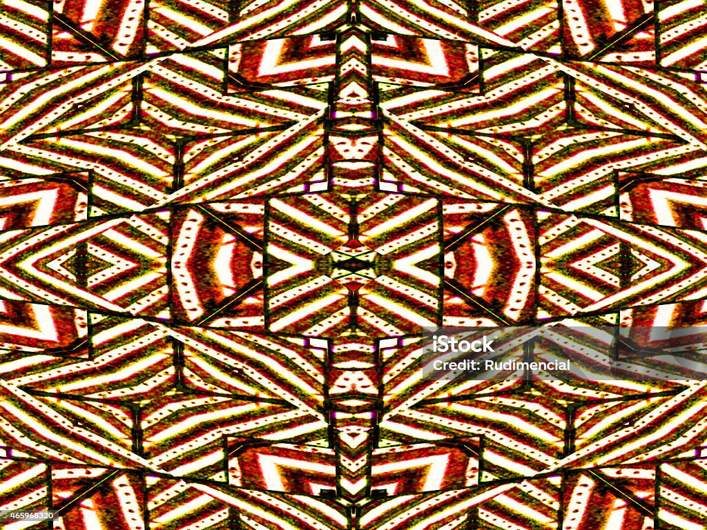 Colorful Tribal Geometric Pattern Colorful tribal style abstract geometric background pattern in red and white tones. 2015 Stock Photo