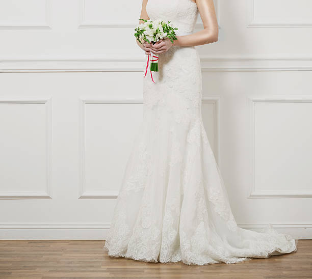 istock Beautiful wedding bouquet in hands 465972228