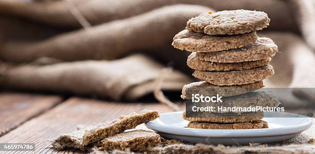 Portion Of Oat Cookies Stock Photo - Download Image Now - 2015, Baked, Baked Pastry Item