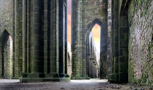 istock Ruins of a cathedral.. 465978900