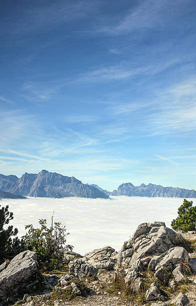 바이에른 알프스 in the eagle 둥지, 독일 - kehlsteinhaus 뉴스 사진 이미지