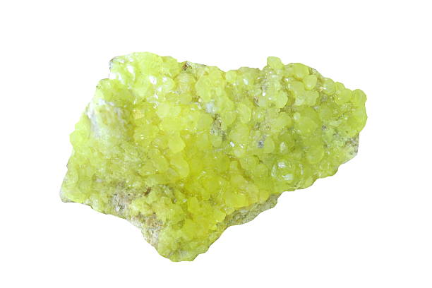 istock close up sulfur crystal texture, mineral 465985472