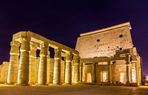 Luxor temple at night - Egypt