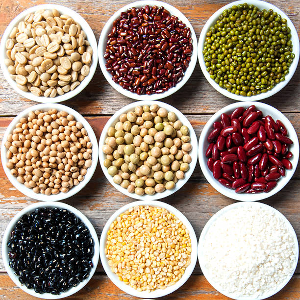 istock Multicolored beans in ceramics bowl 465985742