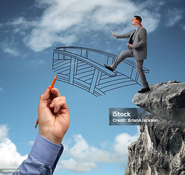 Building Bridges Assistance For Business Stock Photo - Download Image Now - Danger, Anticipation, Fear