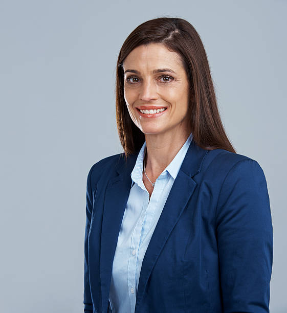 istock Satisfied in her career 465986422