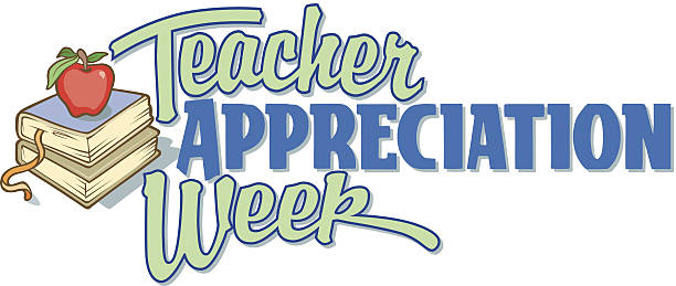 Teacher Week Heading C Teacher Week Heading C admiration stock illustrations