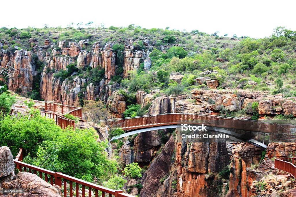 Drakensberg, Bourke's Luck Potholes in Blyde River Canyon South Africa Blyde River Canyon in the Drakensberg Mountains in South Africa 2015 Stock Photo