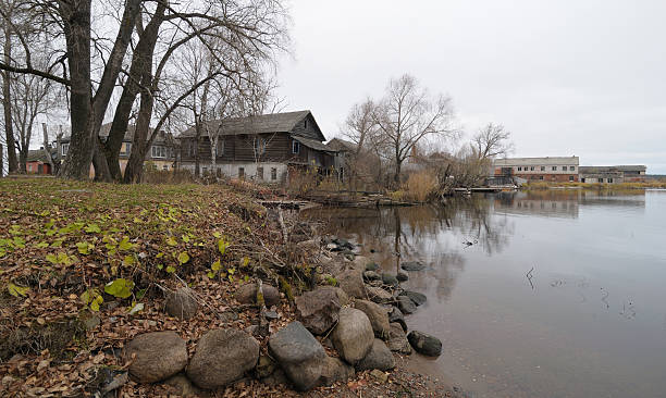 istock View of shore in Ostashkov 465987397