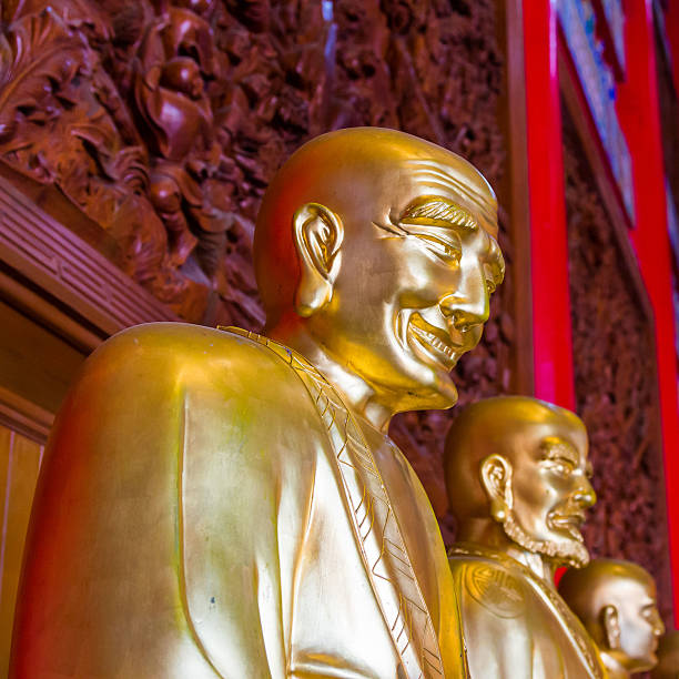 istock Buddhist Statues in Chinese Temple Thailand 465987939