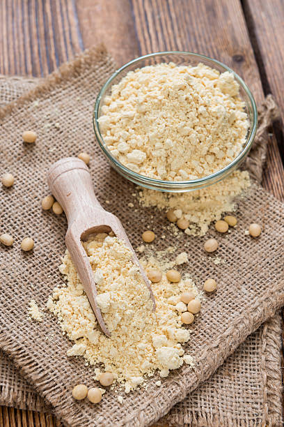 istock Heap of Soy Flour 465988102