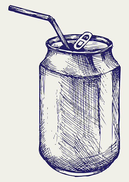 bier kann - tonic water stock-grafiken, -clipart, -cartoons und -symbole