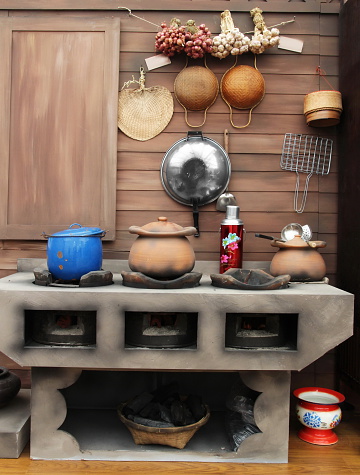 tooling of kitchen in Thailand traditional