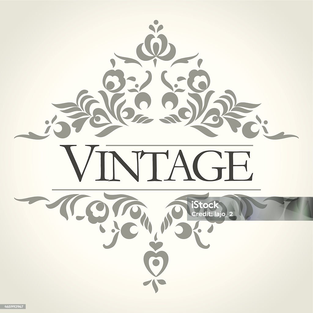 vector vintage frame vintage frame design - vector illustration Abstract stock vector