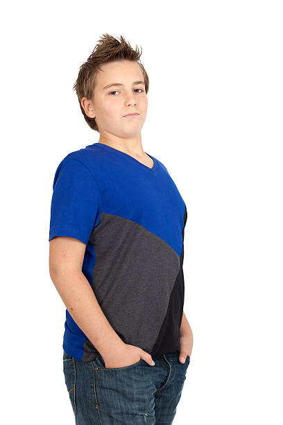 istock Handsome child doing different expressions in different sets of clothes 465993694