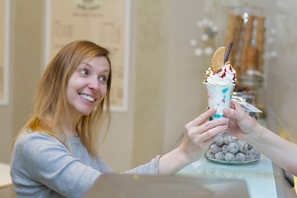 istock Woman purchase Ice Cream 465994233