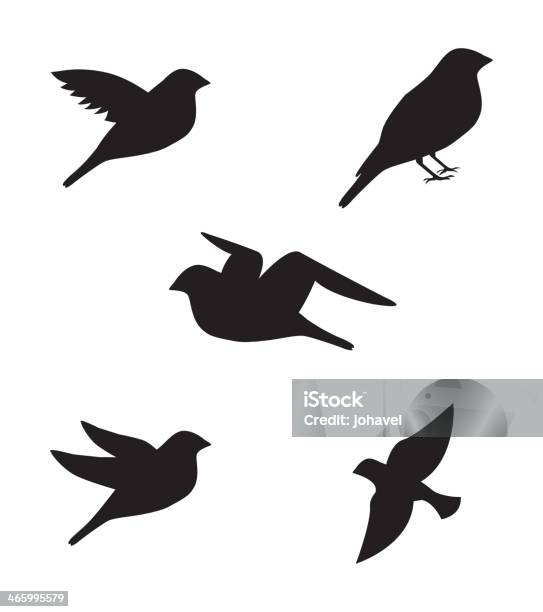 Love Design Stock Illustration - Download Image Now - Bird, In Silhouette, Cut Out
