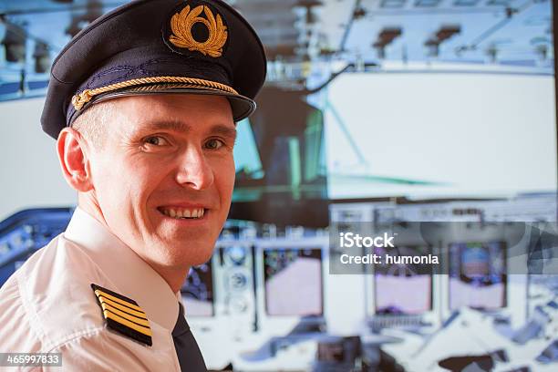 Airline Pilot Stock Photo - Download Image Now - Adult, Adults Only, Aerospace Industry