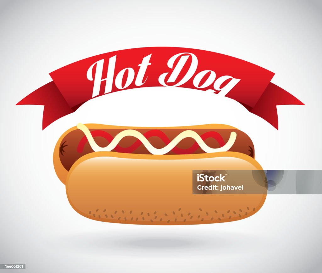 Hot Dog Hot Dog design, vector illustration Bread stock vector