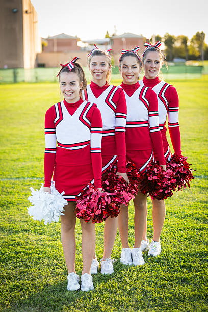 istock Group of Cheerleaders in the Field 466001301