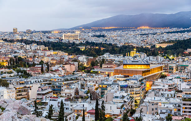 istock View of Athens in the evening - Greece 466004470