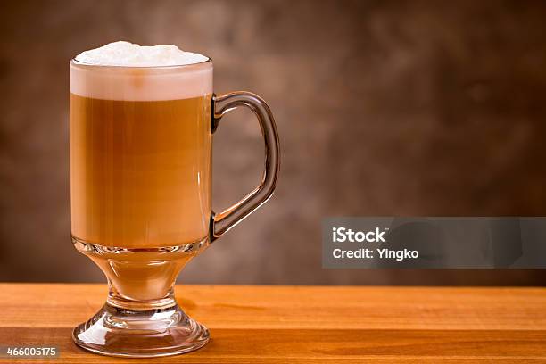 Latte Coffee Stock Photo - Download Image Now - Breakfast, Brown, Cafe