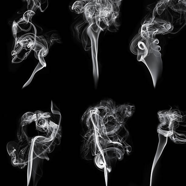 istock collection of smokes on black background 466005651