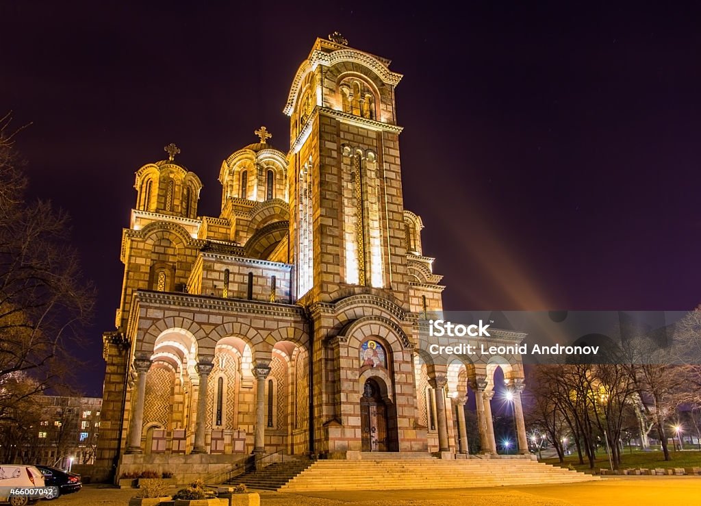 Church of St. Mark in Belgrade - Serbia 2015 Stock Photo