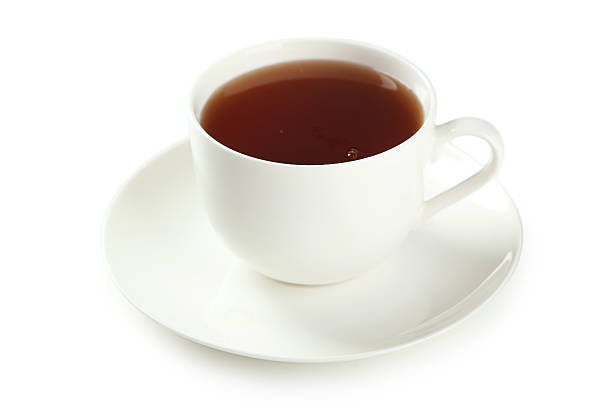istock Cup of tea isolated on white 466007862