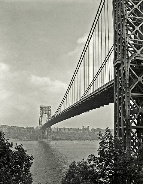 George Washington  bridge. stock photo